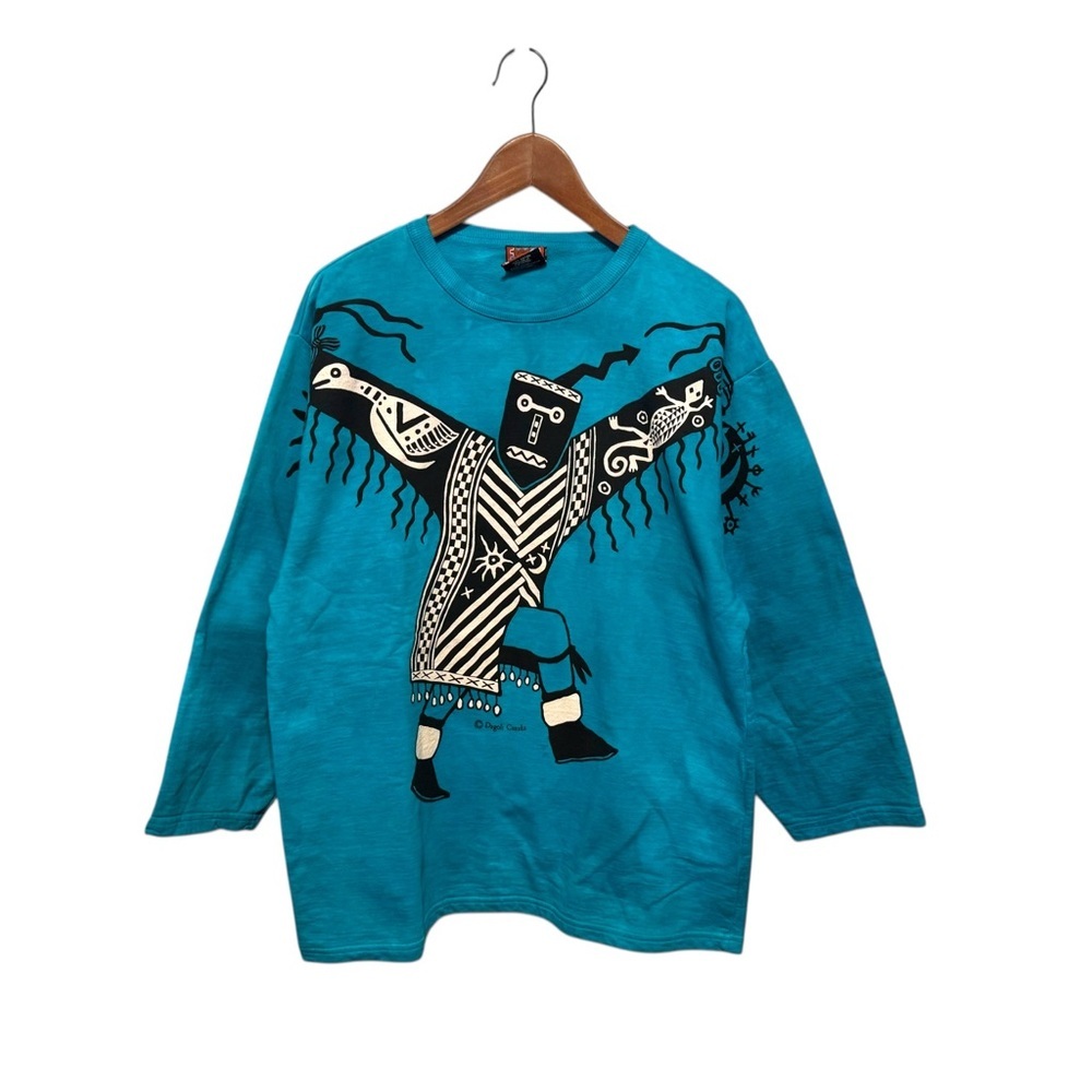 🇨🇦 Vtg DaGoli “Celestial Dancer” Tie-dye Sweater size Medium